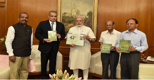 PM Narendra Modi releases book titled The Birds of Banni Grassland