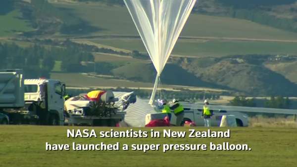NASA launches near-space monitoring super pressure balloon from New Zealand