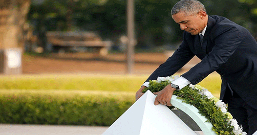Barack Obama becomes first US president to visit Hiroshima bomb site