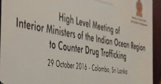 High Level Meeting of Interior Ministers of IOR adopts Colombo declaration to Counter Drug Trafficking