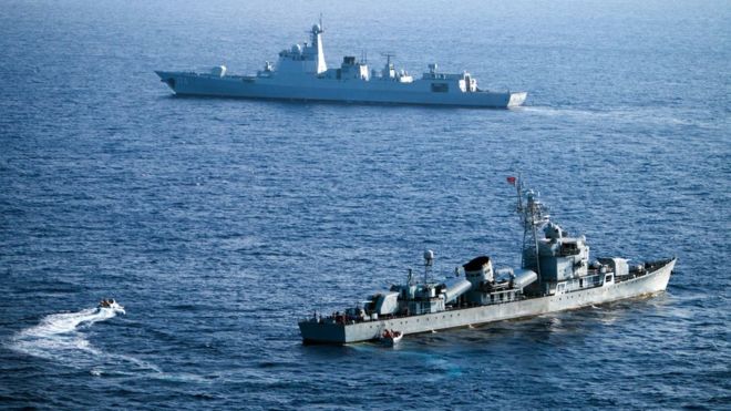 China, Russia conduct joint naval exercises Joint Sea-2016 in South China Sea