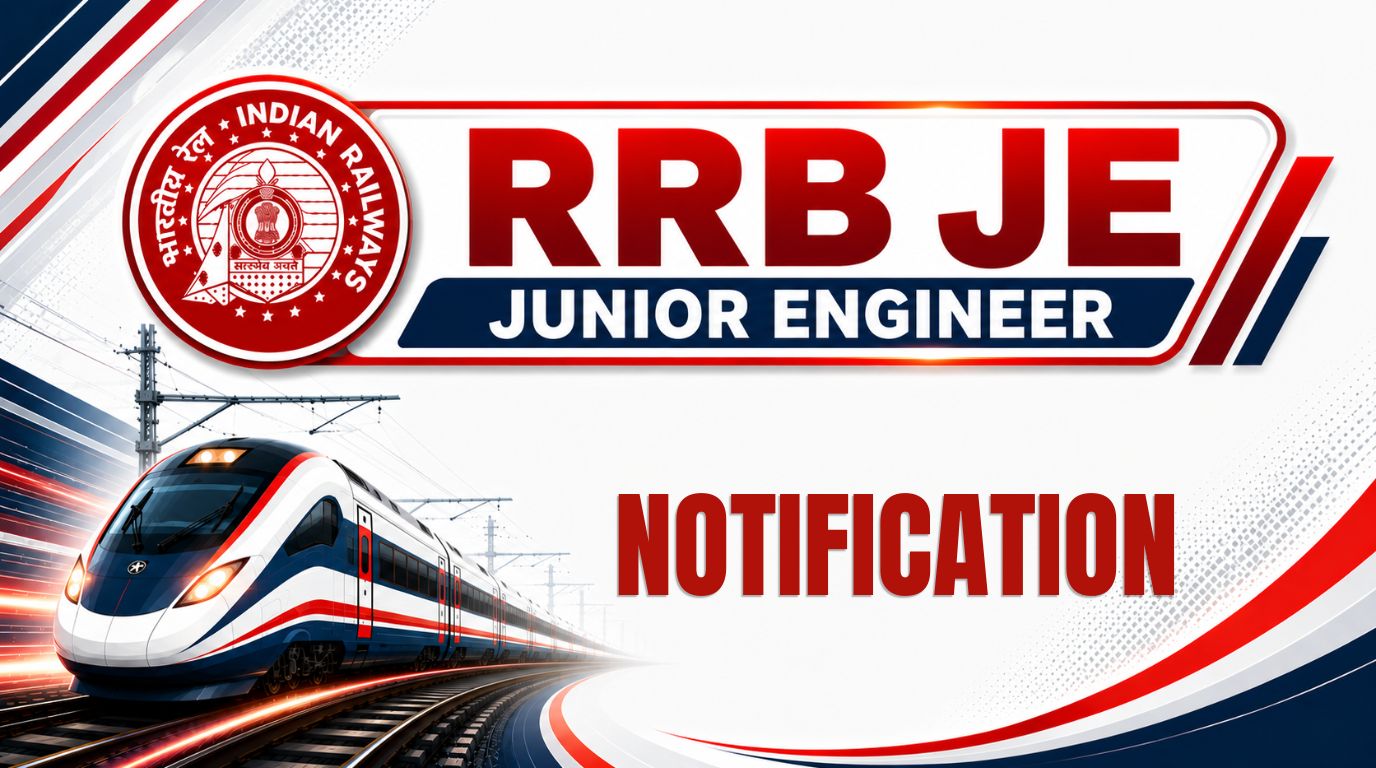 RRB JE 2026: Notification, 4,029 Vacancy, Eligibility, Apply Online