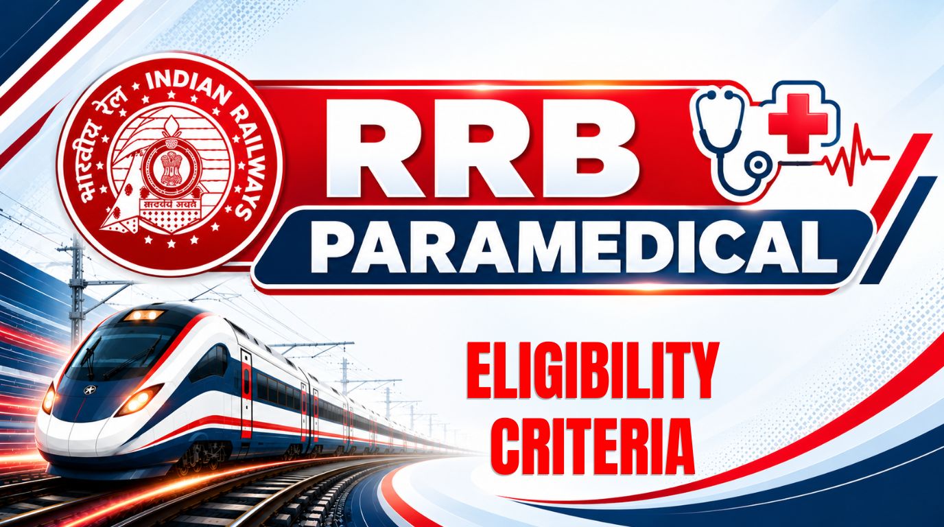 RRB Paramedical Eligibility Criteria 2026
