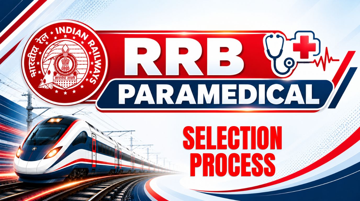 RRB Paramedical Selection Process 2026: CBT, DV & Medical