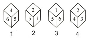 Cubes and Dice mcq question image