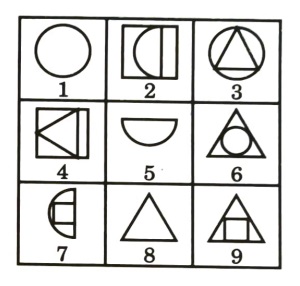 Grouping of Identical Figures mcq question image