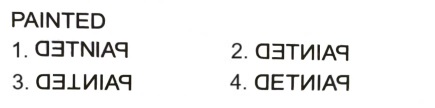 Mirror Images mcq question image