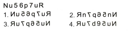Mirror Images mcq question image
