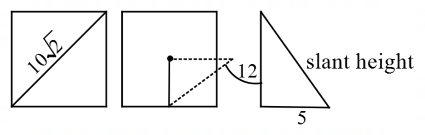 Mensuration 3D mcq question image