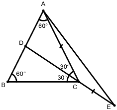 Triangles mcq solution image