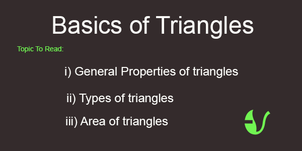 Basics of triangles and their applications