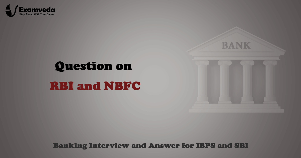 Question on RBI and NBFC