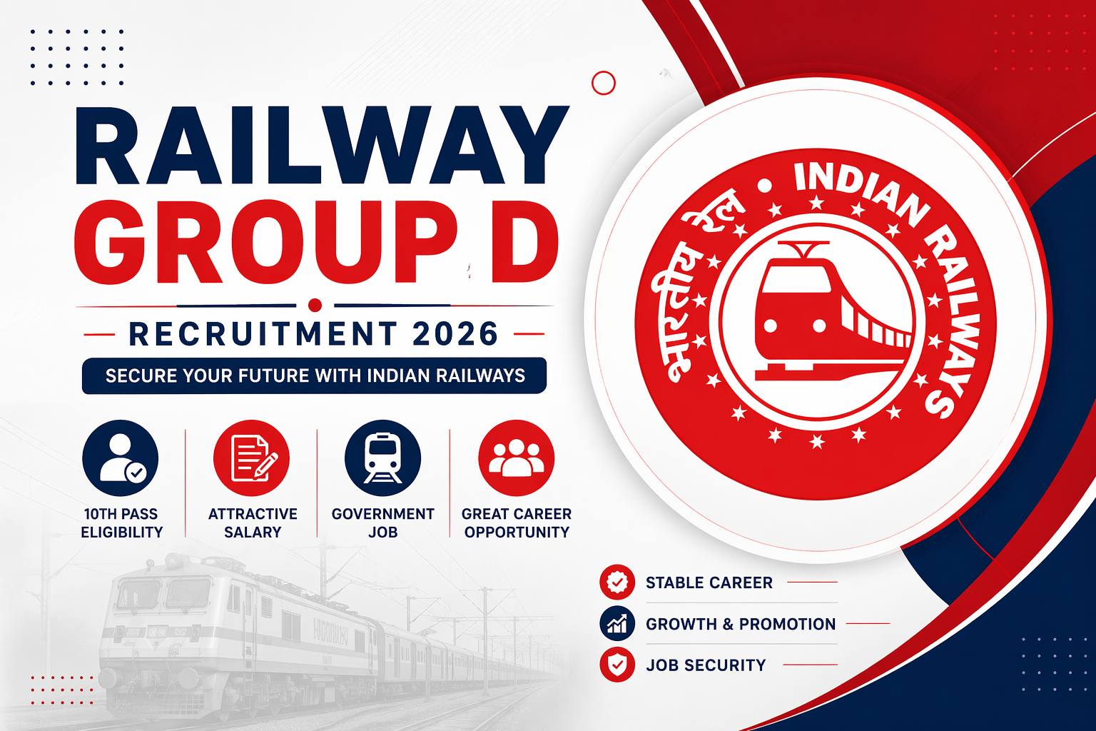 RRB Group D Recruitment 2026, Notification Out, 22195 Vacancy