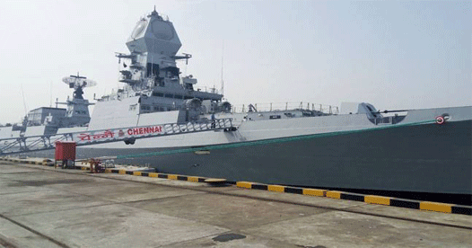 INS Chennai dedicated to Chennai