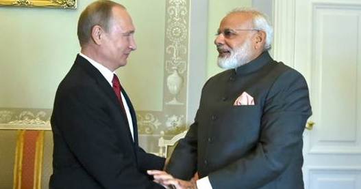 India and Russia Sign 5 Pacts
