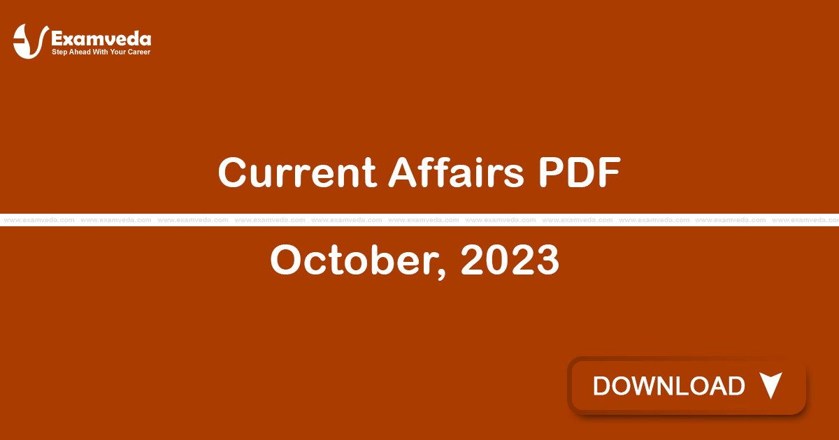 Current Affairs October, 2023 PDF | eBook