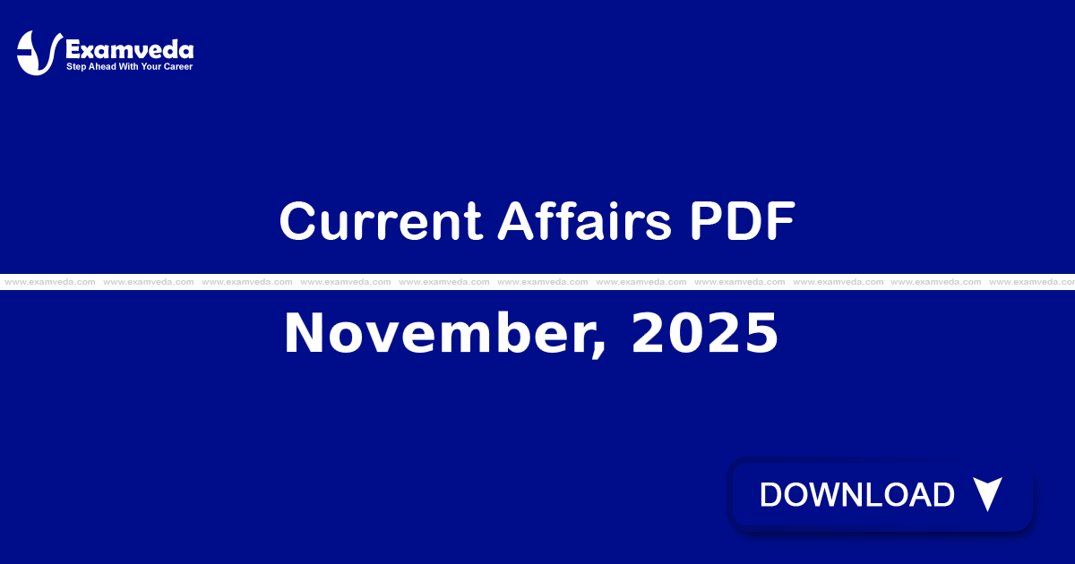 Current Affairs November, 2025 PDF | eBook