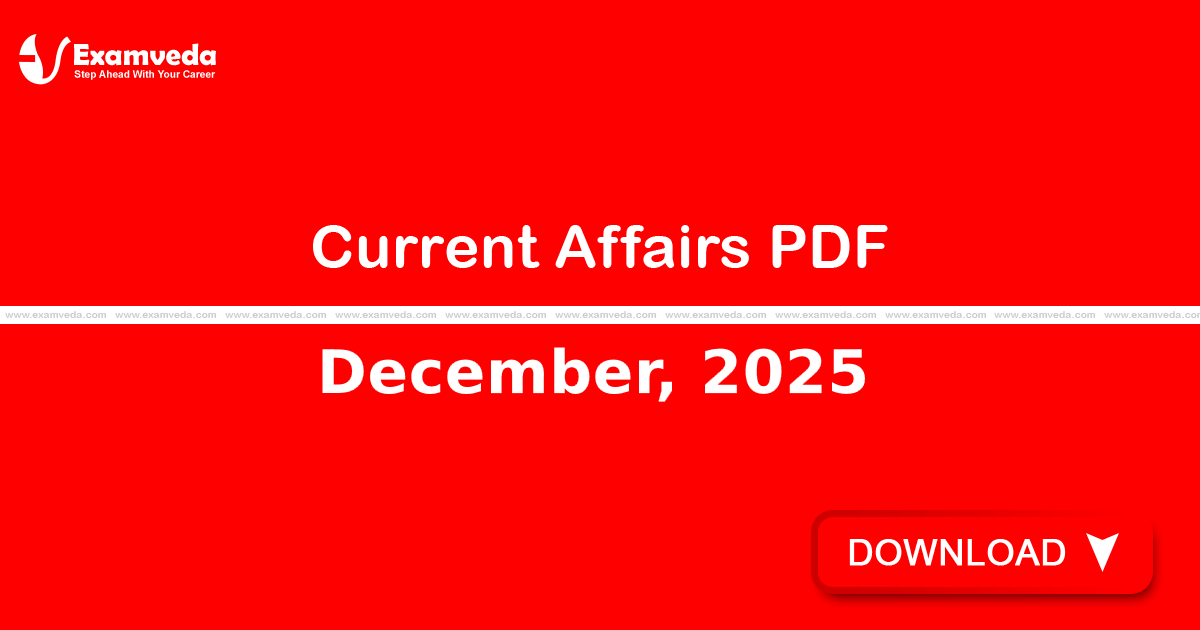 Current Affairs December, 2025 PDF | eBook