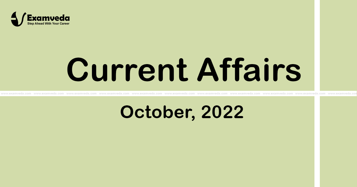 Current Affair of October 2022