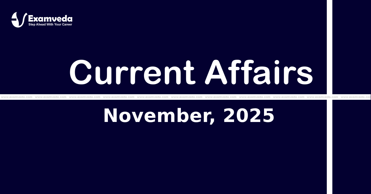 Current Affair of November 2025