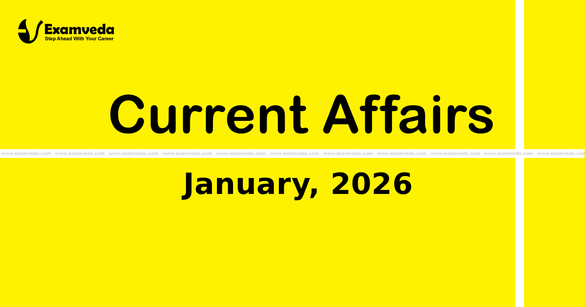 Current Affair of January 2026