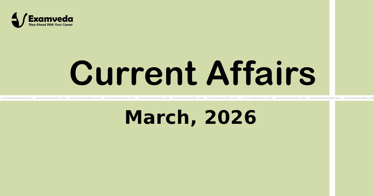 Current Affair of March 2026