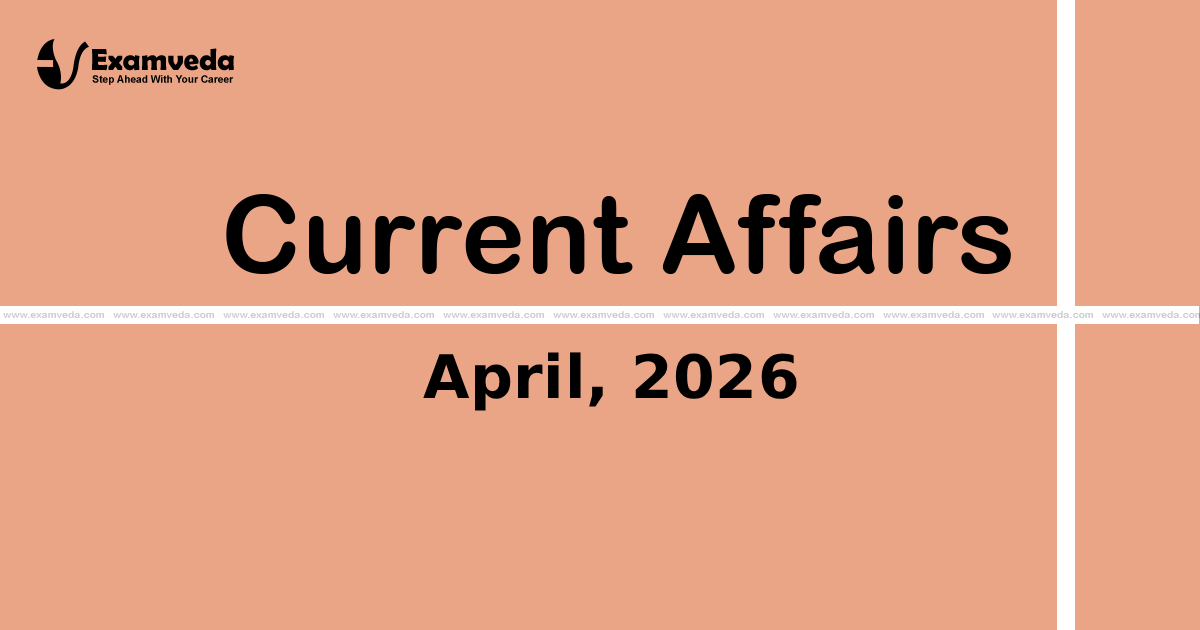 Current Affair of April 2026