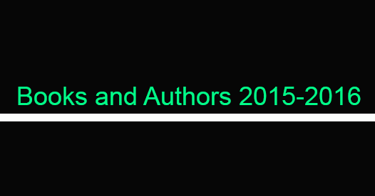List of Important Books and Authors 2015 and 2016