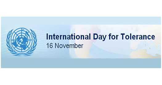 16th November : International Day for Tolerance