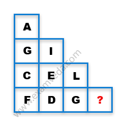 Missing Character Finding mcq question image Missing Character Finding mcq question image