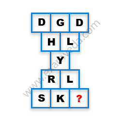 Missing Character Finding mcq question image Missing Character Finding mcq question image