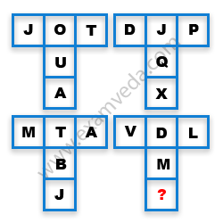 Missing Character Finding mcq question image Missing Character Finding mcq question image
