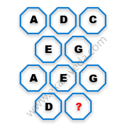 Missing Character Finding mcq question image Missing Character Finding mcq question image