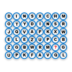 Missing Character Finding mcq question image Missing Character Finding mcq question image
