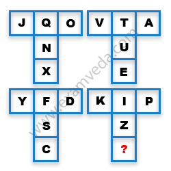 Missing Character Finding mcq question image Missing Character Finding mcq question image