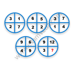 Missing Number Finding mcq question image Missing Number Finding mcq question image