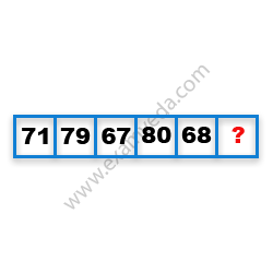 Missing Number Finding mcq question image Missing Number Finding mcq question image