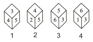 Cubes and Dice mcq question image Cubes and Dice mcq question image