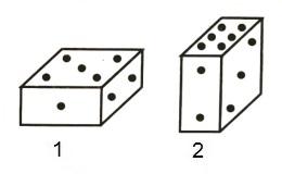 Cubes and Dice mcq question image Cubes and Dice mcq question image