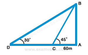 Height and Distance mcq solution image Height and Distance mcq solution image