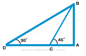 Height and Distance mcq solution image Height and Distance mcq solution image