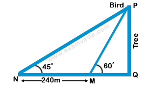 Height and Distance mcq solution image Height and Distance mcq solution image