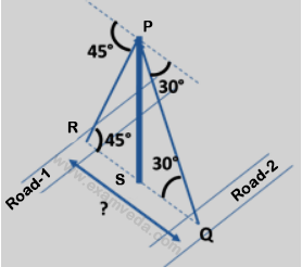 Height and Distance mcq solution image Height and Distance mcq solution image
