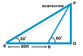 Height and Distance mcq solution image Height and Distance mcq solution image
