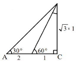 Height and Distance mcq question image Height and Distance mcq question image