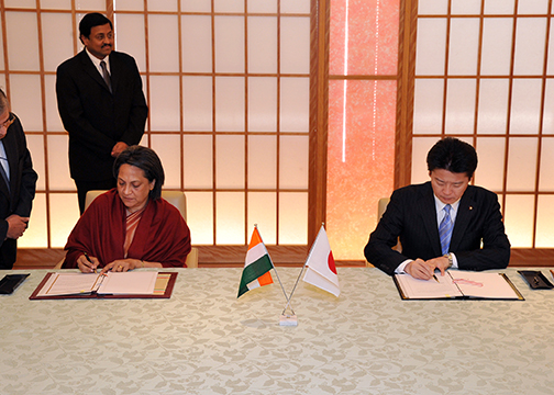 India and Japan Sign Civil Nuclear Cooperation Agreement