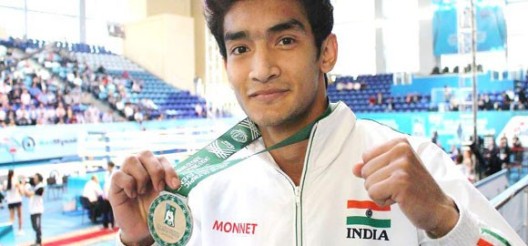 Shiva Thapa wins Silver medal at Asian/Oceania Qualifying event in China Shiva Thapa wins Silver medal at Asian/Oceania Qualifying event in China