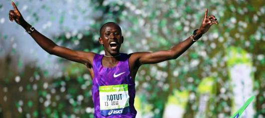 Cyprian Kotut wins 40th Paris marathon 2016