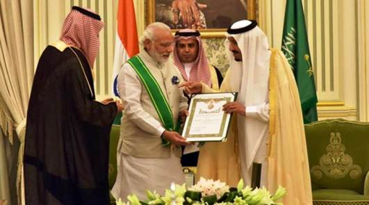 PM Narendra Modi conferred Saudi Arabia’s highest civilian honour