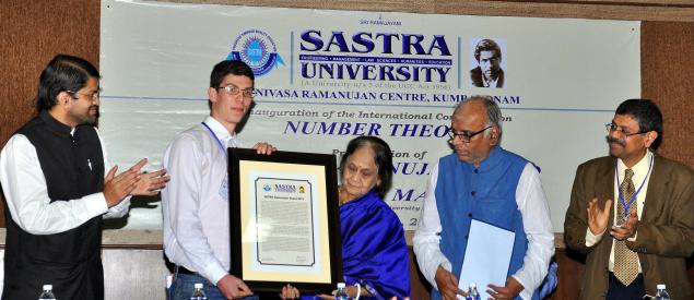 Kaisa Matomaki, Maksym Radziwill win 2016 SASTRA Ramanujan award Kaisa Matomaki, Maksym Radziwill win 2016 SASTRA Ramanujan award